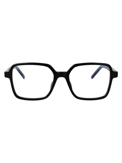 Saint Laurent Black-black-transparent Acetate Glasses
