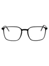 Saint Laurent Black-black-transparent Bio Injection Glasses In Black