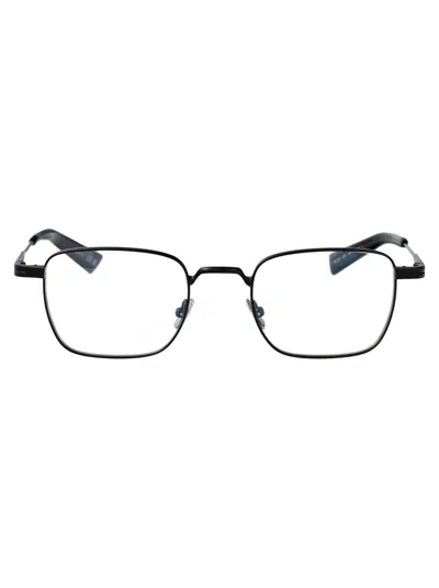 Saint Laurent Black-black-transparent Metal Glasses