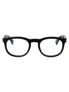 Saint Laurent Black-black-transparent Recycled Acetate Glasses In Black