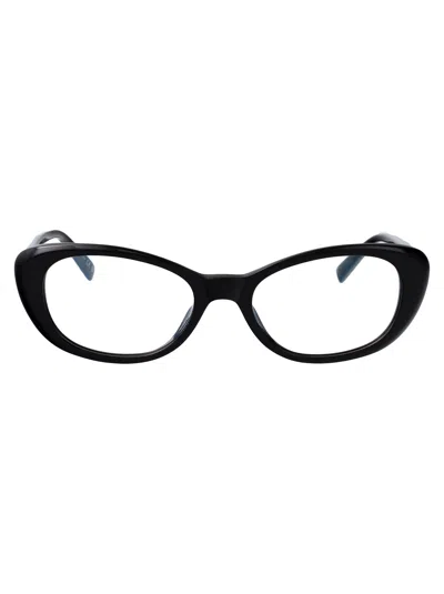Saint Laurent Black-black-transparent Recycled Acetate Glasses