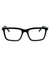 Saint Laurent Black-black-transparent Recycled Acetate Glasses In Black