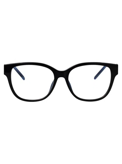 Saint Laurent Black-black-transparent Recycled Acetate Glasses