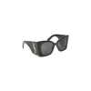 Saint Laurent Black Blaze Sunglasses In Black