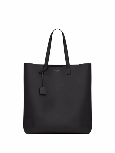 SAINT LAURENT BLACK BOLD TOTE BAG
