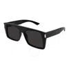 Saint Laurent Vitti Flat-top Acetate Rectangle Sunglasses