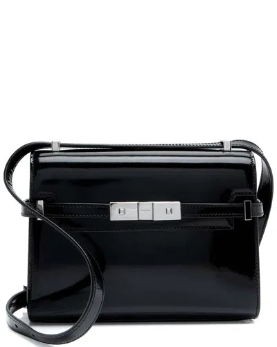 Saint Laurent Black Brushed Leather Manhattan Mini Shoulder Bag (authentic  Pre-loved)