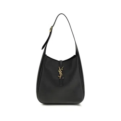Saint Laurent Black Calf Leather Bos Taurus Shoulder Bag