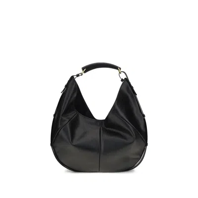 Saint Laurent Black Calf Leather Bos Taurus Shoulder Bag