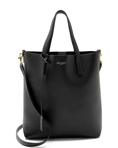Saint Laurent Black Calfskin Toy Shopping Tote (authentic Pre-loved)