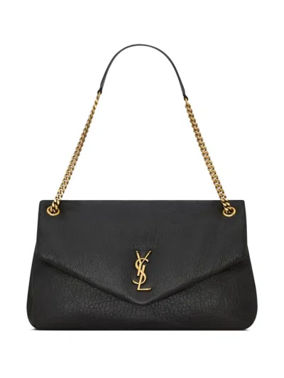 Saint Laurent Women Black Calypso Bag, Onesize Luxury Shoulder Bags For Women Darveys