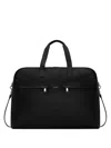 Saint Laurent Camp Maxi Duffle In Smooth Leather Bags In Black