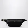 Saint Laurent Black Canvas Classic Belt Bag Men In Black