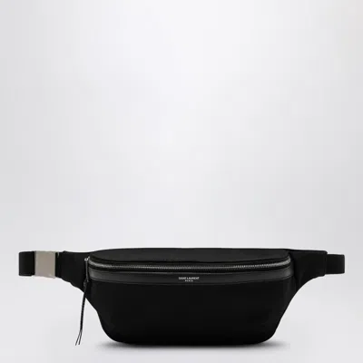 Saint Laurent Black Canvas Classic Belt Bag Men