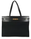 Saint Laurent Black Canvas Manhattan Tote (authentic Pre-loved)