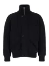 Saint Laurent Men Blouson Cardigan Poc In Black