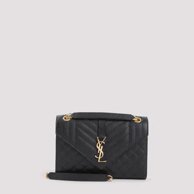 Saint Laurent Black Cassandra Shoulder Bag