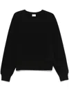 Saint Laurent Large Sweatshirt With Bold Print In Black