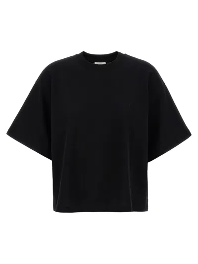 SAINT LAURENT BLACK CASSANDRA T-SHIRT