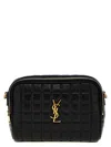 Saint Laurent 'cassandre Mini Camera Bag' Crossbody Bag In Black
