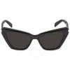Saint Laurent Black Cat Eye Ladies Sunglasses Sl 466 001 54 In Black