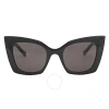 Saint Laurent Black Cat Eye Ladies Sunglasses Sl 552 001 51 In Black