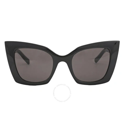 Saint Laurent Black Cat Eye Ladies Sunglasses Sl 552 001 51