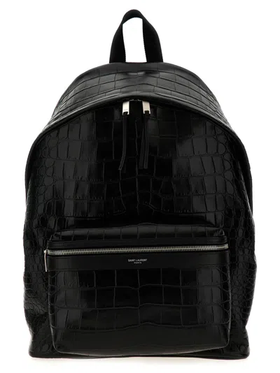 Saint Laurent Black City Backpack