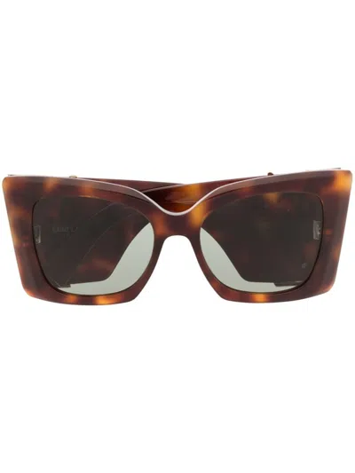 SAINT LAURENT BLACK CLASSIC BLAZE GLASSES