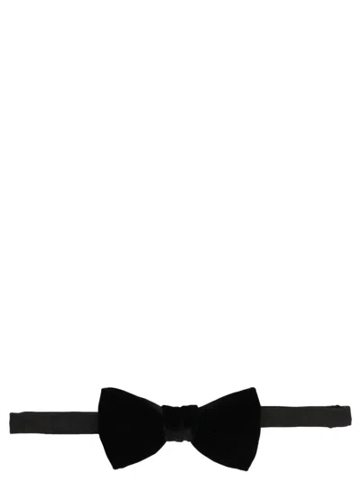 Saint Laurent Black Classic Bow Tie