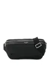Saint Laurent Logo-lettering Belt Bag In Black