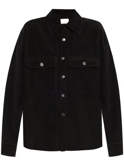 Saint Laurent Black Corduroy Cotton Overshirt
