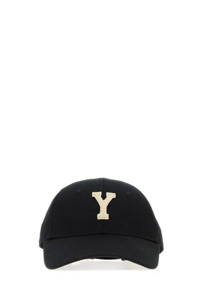 Saint Laurent Black Cotton Baseball Cap