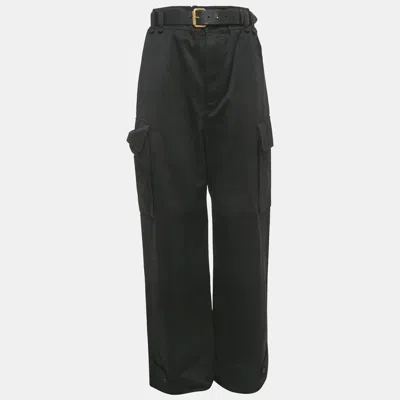 Saint Laurent Black Cotton Cargo Pants M Waist 30"