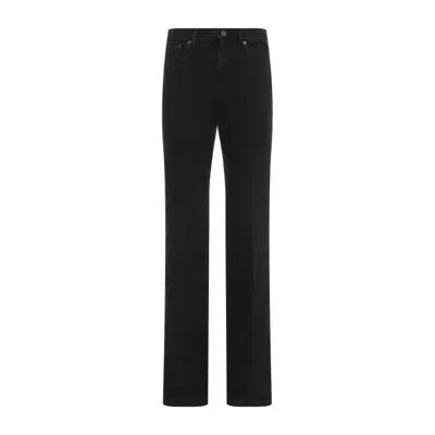 Saint Laurent Women's Denim Jeans In Black