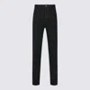 Saint Laurent Vanessa Straight-leg-jeans Mit Hohem Bund In Carbon Black