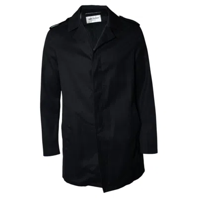 Pre-owned Saint Laurent , Black Cotton Mix Trench Coat 2019