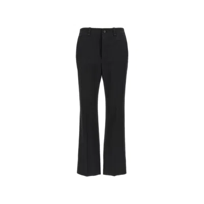 SAINT LAURENT SAINT LAURENT BLACK COTTON PANTS