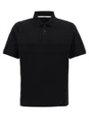 Saint Laurent Cassandre Polo Shirt In Black