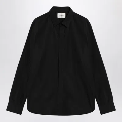 SAINT LAURENT SAINT LAURENT  BLACK COTTON SHIRT