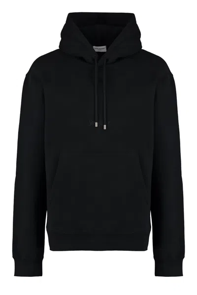 Saint Laurent Black Cotton Sweatshirt