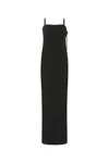 Saint Laurent Women's Crepe Long Dress