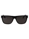 Saint Laurent Black Crystal Black Acetate Sunglasses In Black
