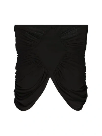 SAINT LAURENT SAINT LAURENT BLACK CUPRO TOP