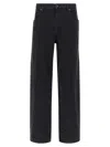 Saint Laurent Aint Baggy Jean Sn34 In Black