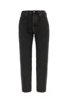 Saint Laurent Jeans In Denim In Black