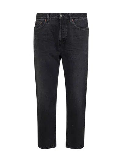 Saint Laurent Black Denim Mick Straight-leg Jeans