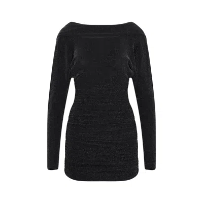 Saint Laurent Black Dress For Women From  [ss23 Collection]