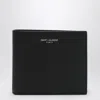 Saint Laurent Black East/west Wallet In Grain De Poudre Leather In Black