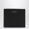 Saint Laurent Black East/west Wallet In Grain De Poudre Leather
